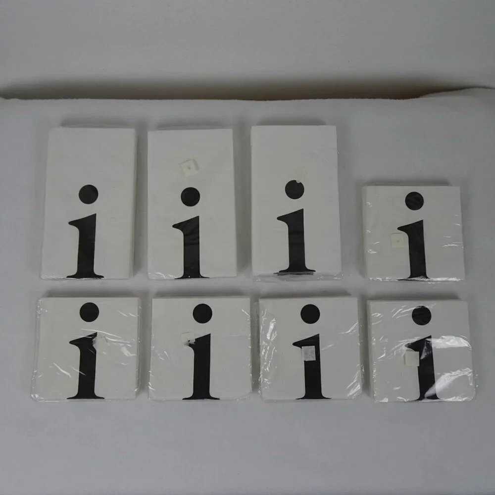 Paper Napkins & Guest Towels Letter I Monogram Unopened Party Cocktail 